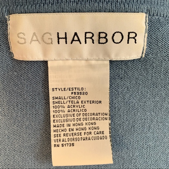 Sag Harbor 3/4 sleeve sweater. - Picture 2 of 2